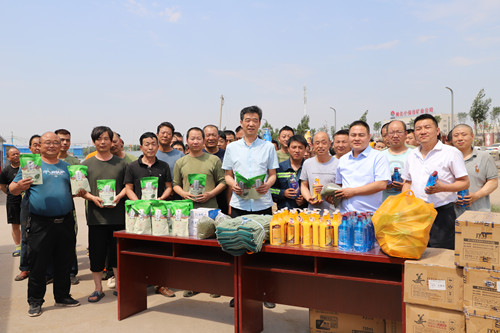 清涼到一線 真情囑安全