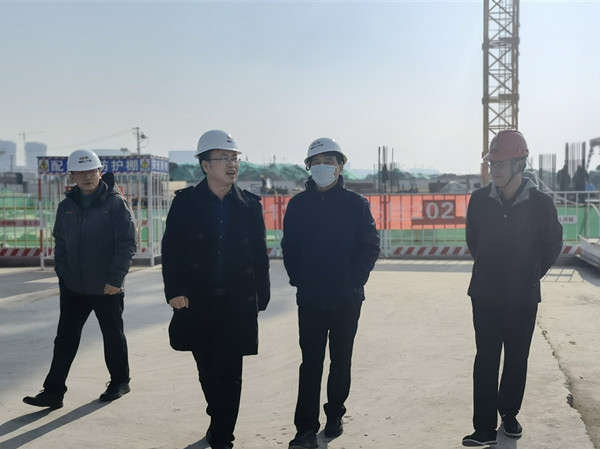 中電科集團副董事長丁賢程蒞臨陜煤建設澄合分公司北斗星基建設項目檢查指導