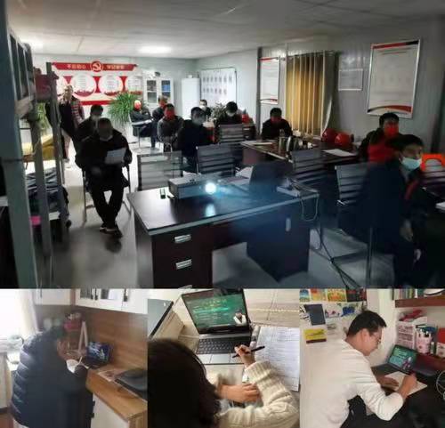 陜煤建設西北分公司：停工不停學，冬歇季充電忙