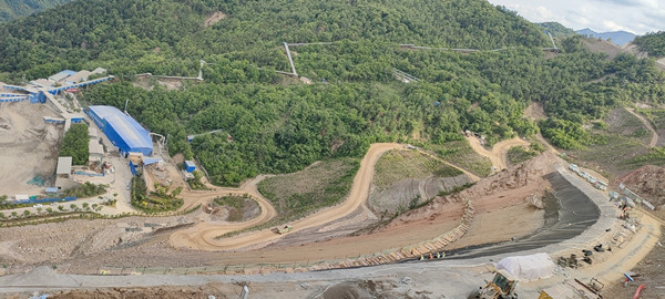 陜煤建設漢中分公司大西溝礦業吊莊溝邊坡治理工程有序推進