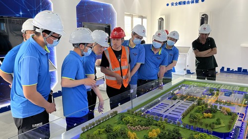 陜煤建設路橋分公司綏德縣第二凈水廠項目多舉措讓工地“靚”新顏