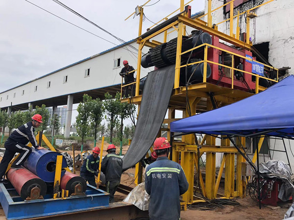 陜煤建設機電安裝公司各項目部施工現場如火如荼