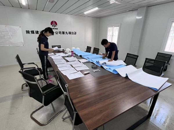 陜煤建設漢中分公司有序推進工城固柳林智慧物流園項目工程竣工