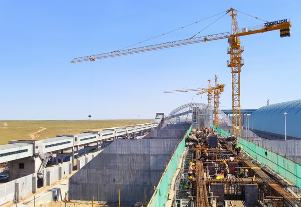 陜煤建設(shè)洗選煤運(yùn)營公司第七項目部:中秋不停工,現(xiàn)場戰(zhàn)正酣