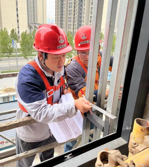 陜煤建設咸陽分公司灃西新城第五學校項目質量管理正當時