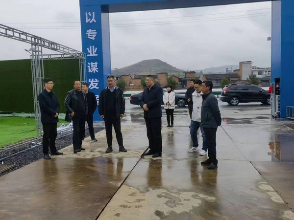 陜煤集團黨委副書記張海泉一行蒞臨陜煤建設天工公司土建一部檢查指導工作