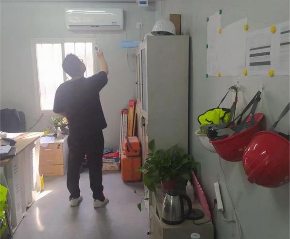 陜煤建設天工公司土建四部:辦公區裝上了格力新空調