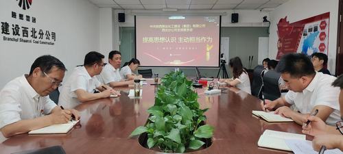 陜煤建設西北分公司開展“善作為”主題黨日活動