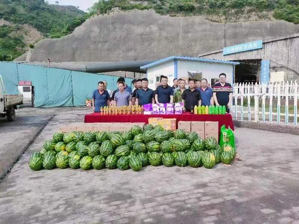 韓城礦業王峰煤礦領導蒞臨陜煤建設礦建二公司項目部檢查慰問