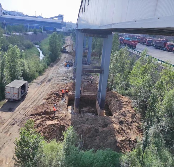 陜煤建設洗選煤運營公司檸條塔運營項目部：降雨來襲，守護平安夜色！