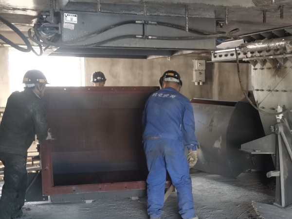 陜煤建設機電安裝公司黃陵項目部儲煤設備改造項目穩步推進