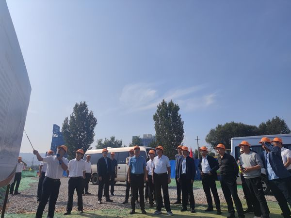 陜煤建設天工公司胡家河(孟村)煤礦鐵路專用線改擴建項目迎來觀摩團一行現場交流學習