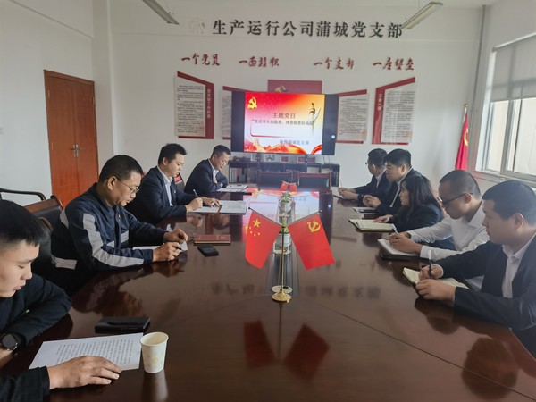 陜煤建設洗選煤運營公司神渭蒲城運營項目部: 開展“黨員帶頭查安全 排查隱患防風險”主題黨日活動