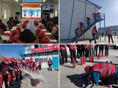 陜煤建設直屬第七項目部成功開展消防知識培訓及演練活動