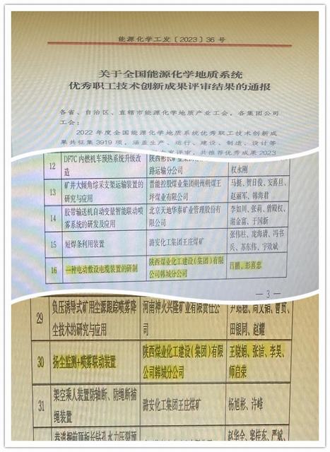 陜煤建設韓城分公司：2項！再獲國家級榮譽