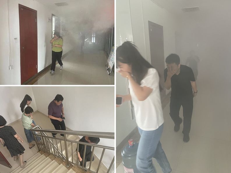 陜煤建設天工公司：聚鄰里單位合力助演練，依應急方案逃生顯真章