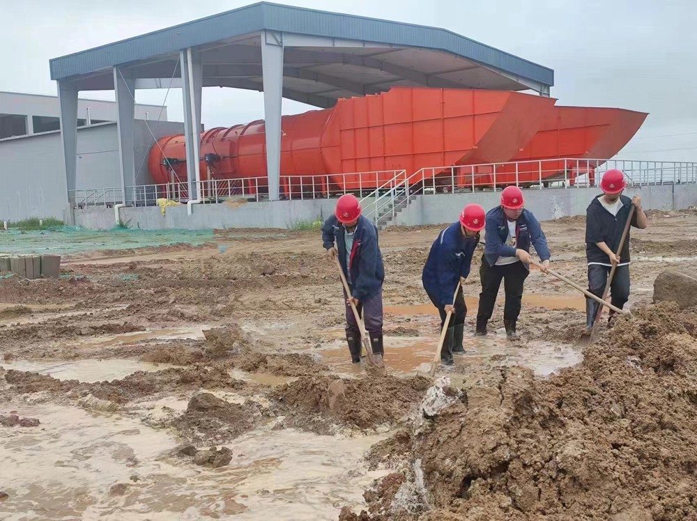 陜煤建設天工公司土建九部:防洪搶險顯擔當,共筑安全新防線