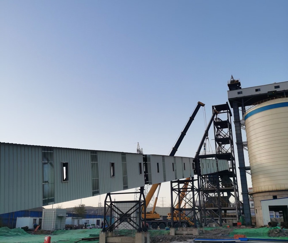 陜煤建設天工公司土建第二十五項目部：細化“人、材、機”管理，助力棧橋順利吊裝