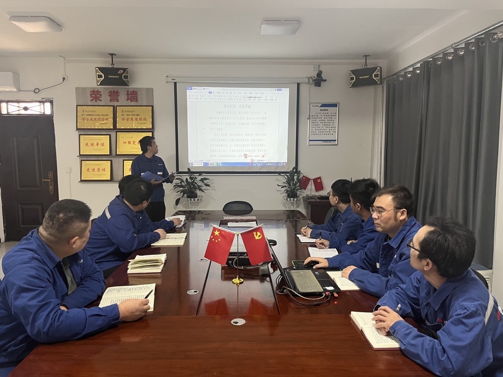 陜煤建設澄合分公司第二安裝項目部：青春心向黨 奮斗踐初心