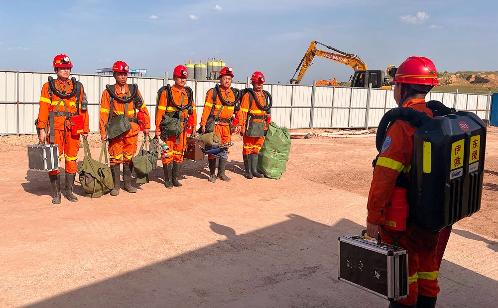 陜煤建設天工公司礦建六部：聯合演練筑防線，實戰檢驗提能力