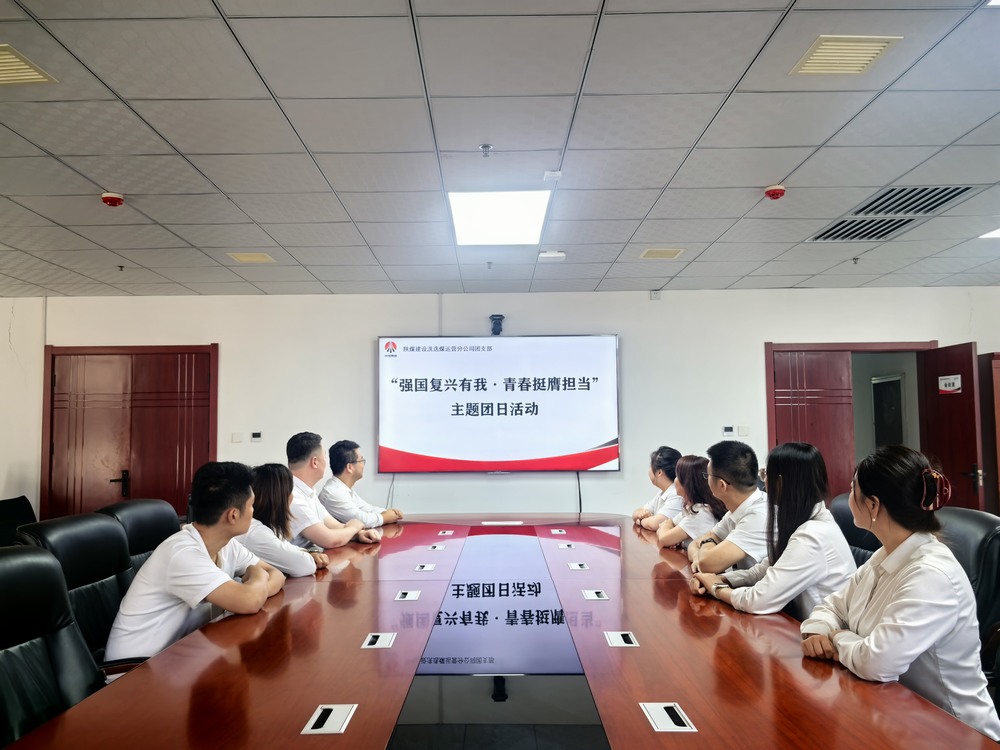 陜煤建設(shè)洗選煤運營公司團(tuán)支部開展“強國復(fù)興有我?青春挺膺擔(dān)當(dāng)”主題團(tuán)日活動