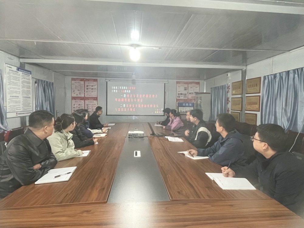 陜煤建設(shè)韓城分公司土建六項(xiàng)目部：以“演”筑防，以“查”除患，推進(jìn)消防安全工作走深走實(shí)