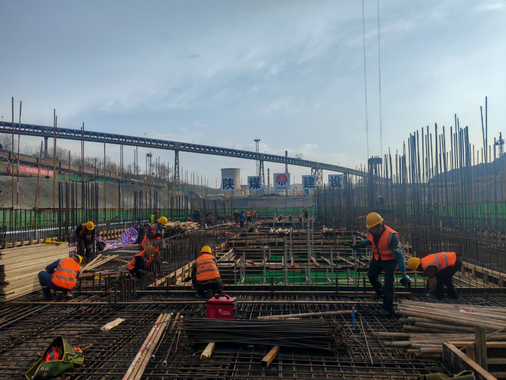 陜煤建設銅煤公司：黃陵電廠二期?2×1000MW 機組擴建項目輸煤#1標段三翻車機室工程關鍵節點順利完成