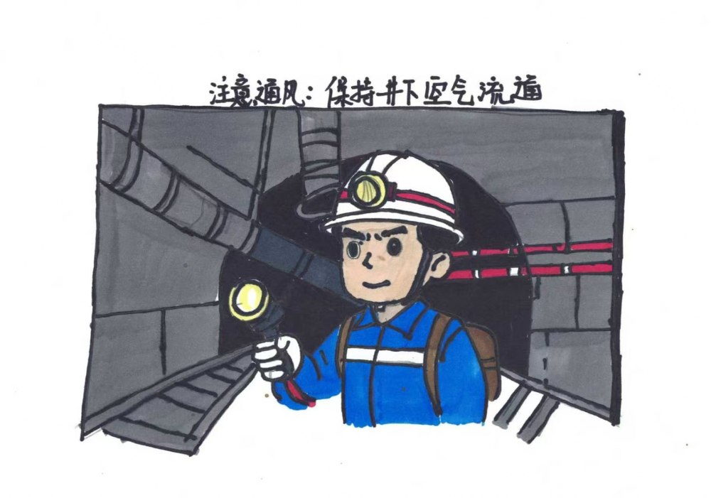 井下安全“四字訣”：通風(fēng)、滅火、逃生、提能